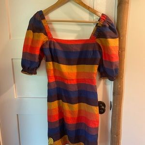 Farm Rio multi colored dress